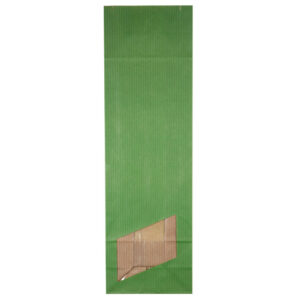 Blockbodenbeutel Fenster hellgrün 100g Flora-Aktion 500/VE